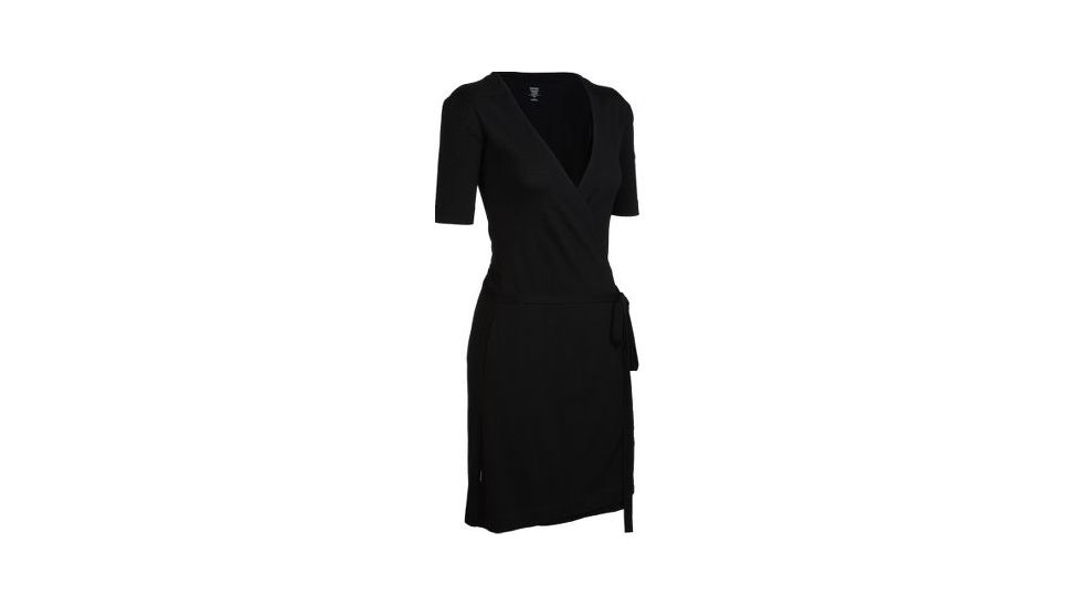 Icebreaker Roma Dress - Women's-Black-Large