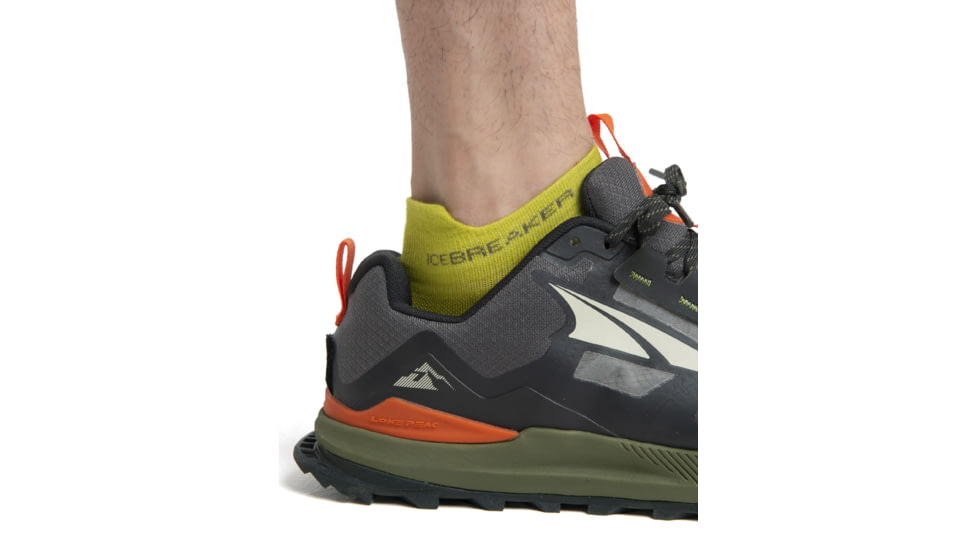 Icebreaker Run+ Ultralight Micro Socks - Mens, Bio Lime/Loden, Extra Large, IB104212867XL
