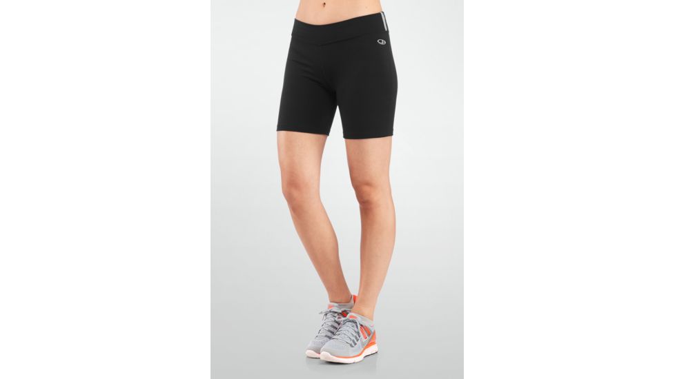Icebreaker Rush Shorts - Women's-Black-X-Small