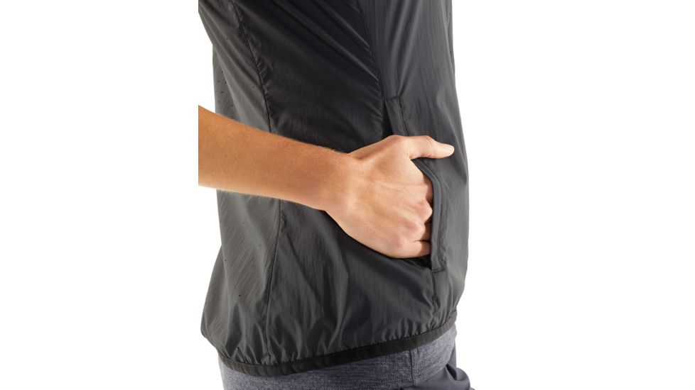 Icebreaker Rush Vest - Womens, Black, M, 104197002M