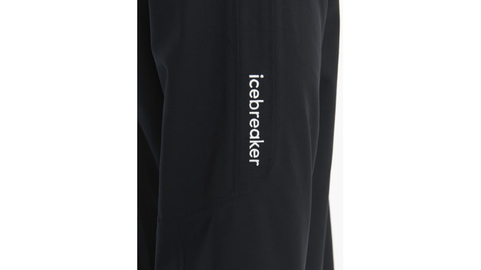 Icebreaker Shell+ Peak Hooded Jacket - Mens, Black, Small, IB0A56QB001S