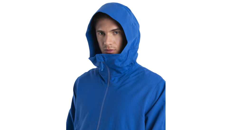 Icebreaker Shell+ Peak Hooded Jacket - Mens, Lazurite, 2XL, IB0A56QB580XXL