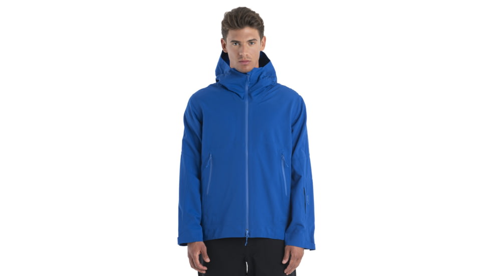 Icebreaker Shell+ Peak Hooded Jacket - Mens, Lazurite, 2XL, IB0A56QB580XXL