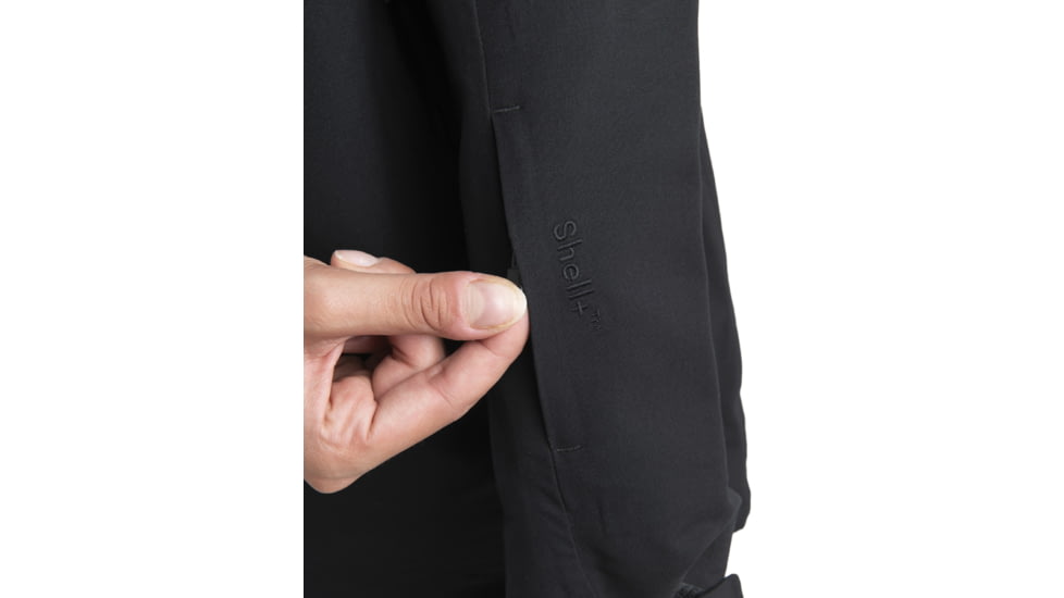 Icebreaker Shell+ Peak Hooded Jacket - Womens, Black, Extra Large, IB0A56SN001XL