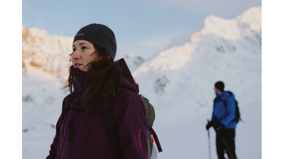 Icebreaker Shell+ Peak Hooded Jacket - Womens, Nightshade, Medium, IB0A56SN853M