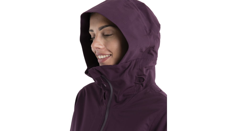 Icebreaker Shell+ Peak Hooded Jacket - Womens, Nightshade, Medium, IB0A56SN853M