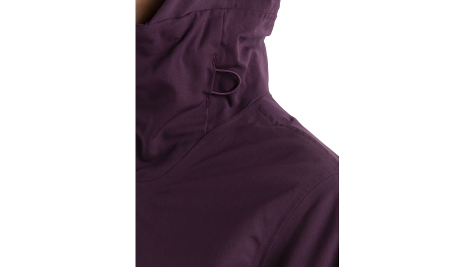 Icebreaker Shell+ Peak Hooded Jacket - Womens, Nightshade, Medium, IB0A56SN853M