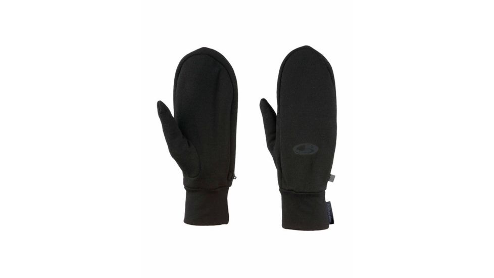 Icebreaker Sierra Mittens, Black, Large, IBMC86001L