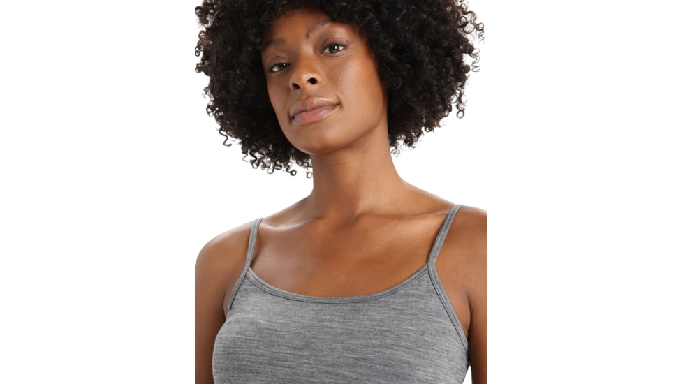 Icebreaker Siren Cami Singlet - Womens, Gritstone Heather, Large, IB103193004L