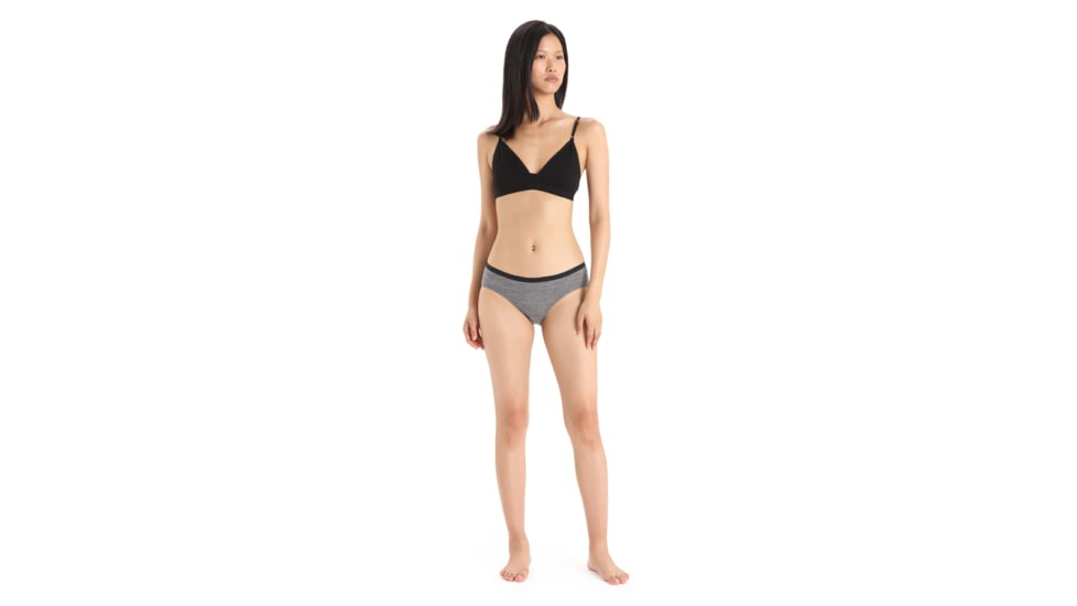 Icebreaker Siren Hipkini Briefs - Women's, Gritstone Heather, Medium, IB104704013M