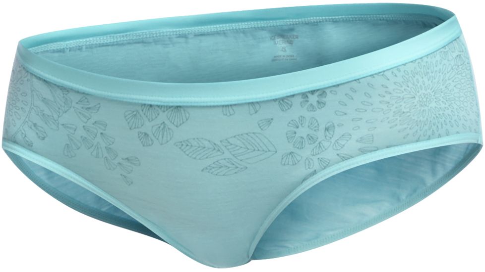 Icebreaker Siren Hipkini - Women's, Petals Water, Small, 101368-Petals Water-Small