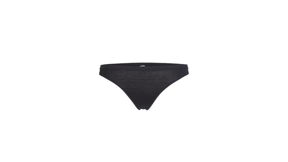 Icebreaker Merino Siren Thong - Women's, Black, Extra Large, IB103027001XL