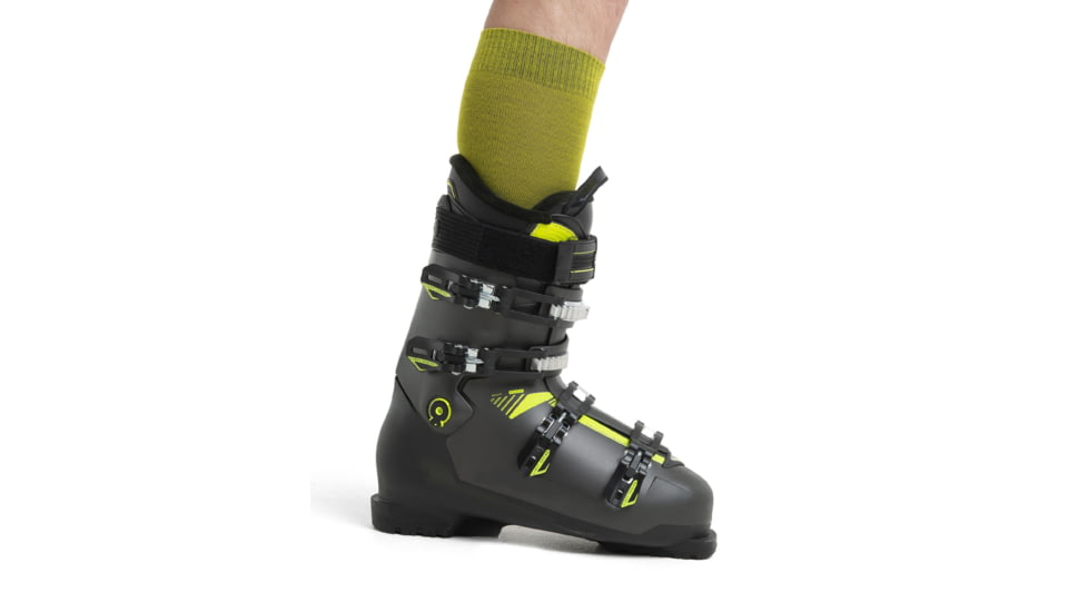 Icebreaker Ski+ Ultralight Over The Calf Socks - Mens, Bio Lime/Loden/Lazurite, Medium, IB104878951M