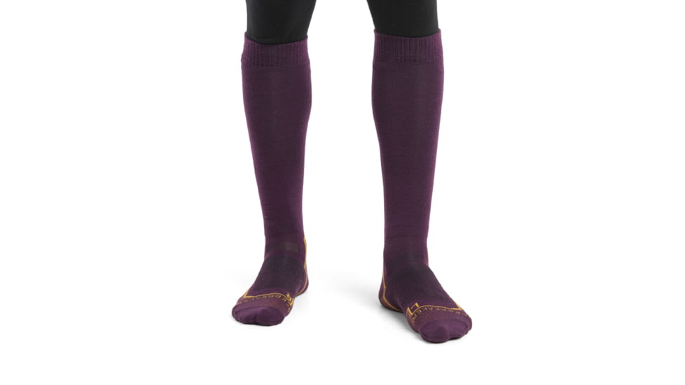 Icebreaker Ski+ Ultralight Over The Calf Socks - Mens, Nightshade/Earth/Solar, Extra Large, IB104878921XL