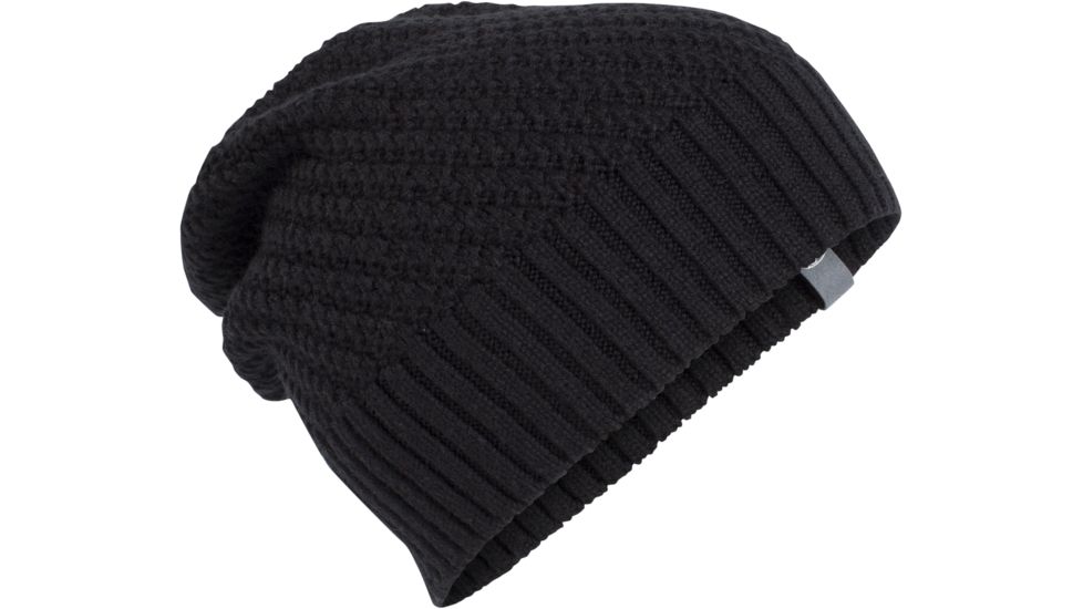 Icebreaker Skyline Slouch Beanie - Unisex-Black
