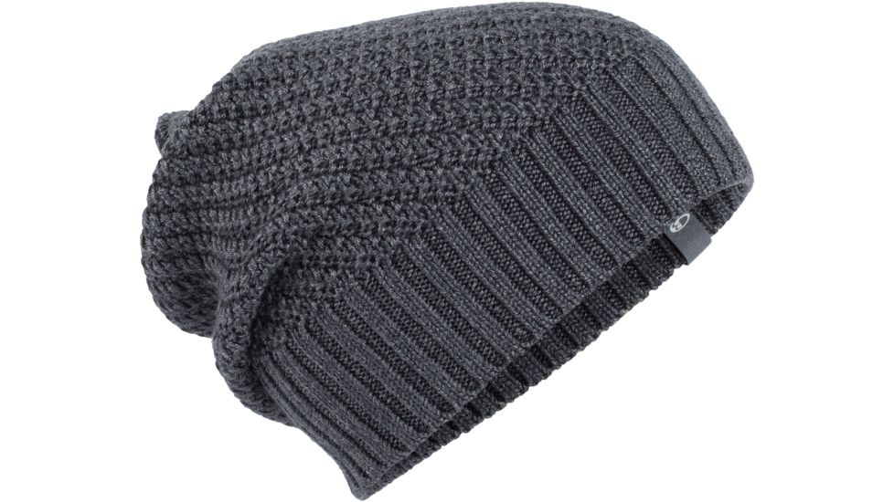 Icebreaker Skyline Slouch Beanie - Unisex-Gritstone Heather
