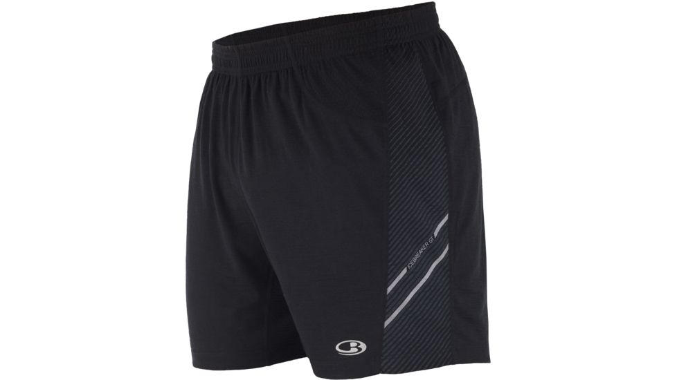 Icebreaker Sonic 5 Inch Short - Men's-Black-Small