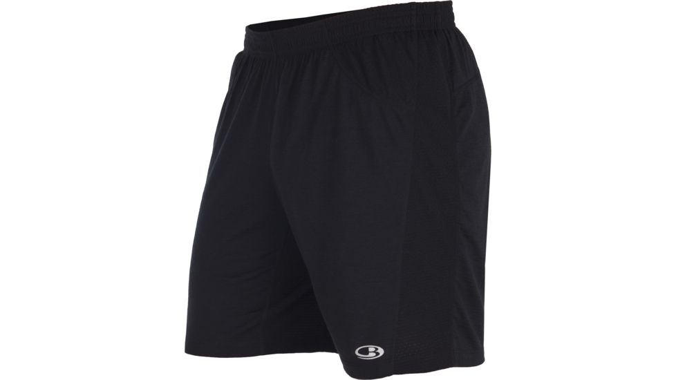 Icebreaker Sonic 7 Inch Short - Men's-Black-Small