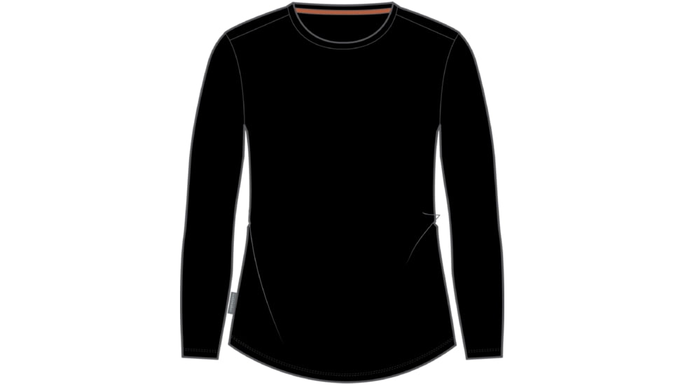 Icebreaker Sphere II Long Sleeve T-Shirt - Women's, Black, Large, IB0A56EJ001L