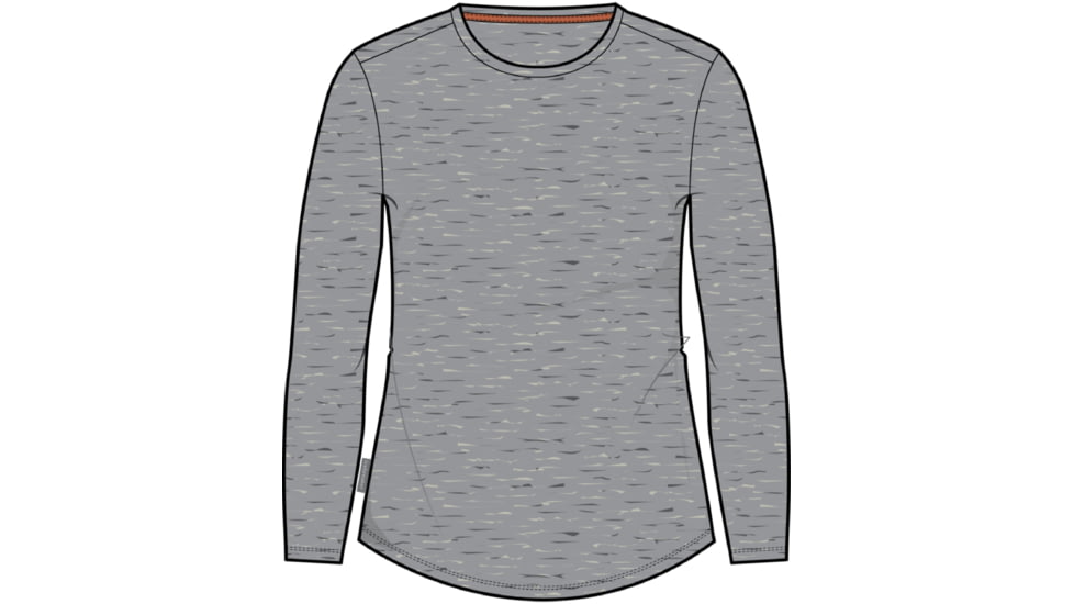 Icebreaker Sphere II Long Sleeve T-Shirt - Women's, Metro Heather, Large, IB0A56EJ016L