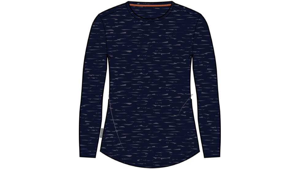 Icebreaker Sphere II Long Sleeve T-Shirt - Women's, Midnight Navy Heather, Large, IB0A56EJ440L