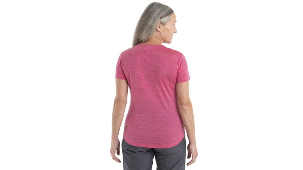 Icebreaker Sphere II Short Sleeve Scoop T-Shirt - Women's, Tempo Heather, Large, IB0A56EY943L