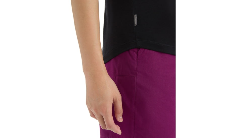 Icebreaker Sphere II Short Sleeve T-Shirt - Womens, Black, Medium, IB0A56D3001M