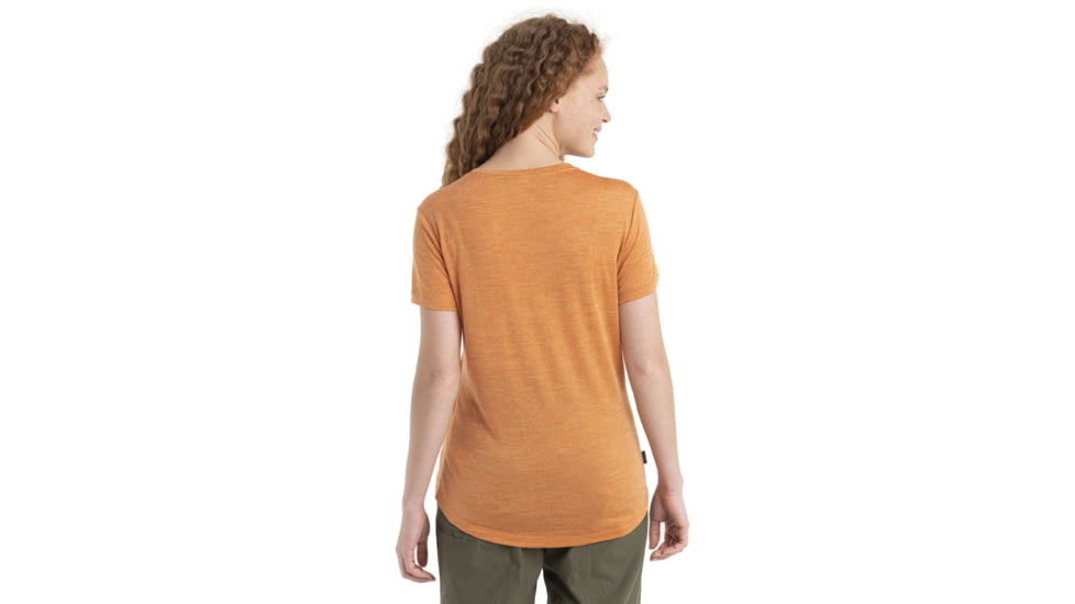 Icebreaker Sphere II Short Sleeve T-Shirt - Womens, Earth Heather, Extra Large, IB0A56D3875XL