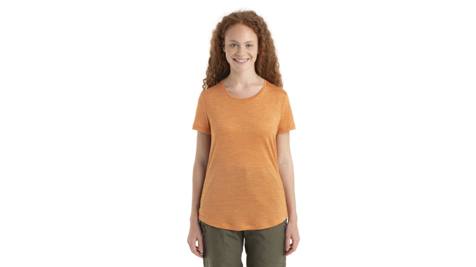 Icebreaker Sphere II Short Sleeve T-Shirt - Women's, Earth Heather, Extra Large, IB0A56D3875XL