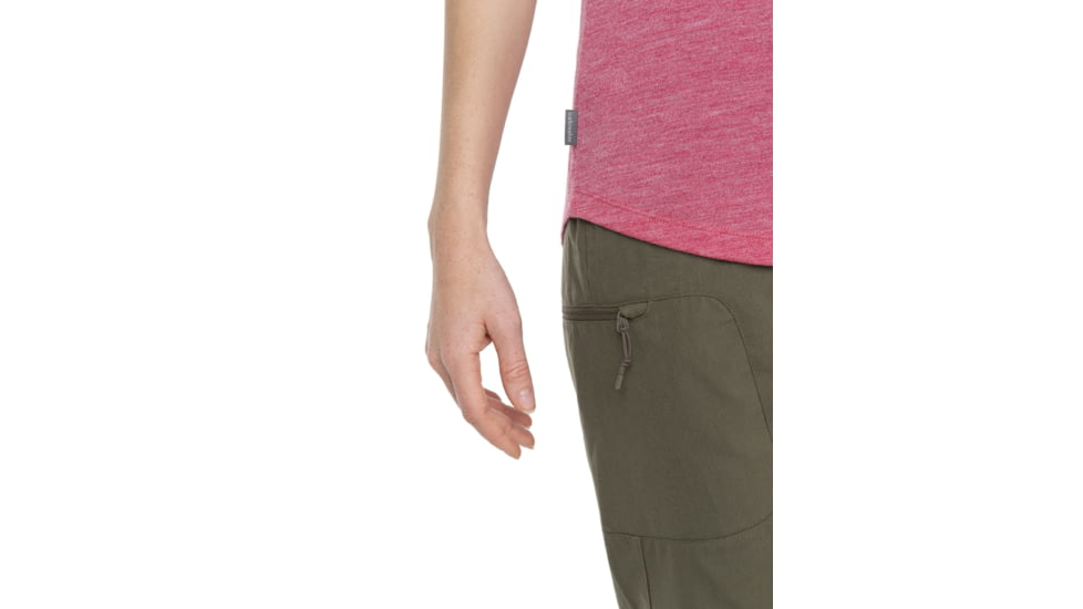Icebreaker Sphere II Short Sleeve T-Shirt - Womens, Electron Pink Heather, Extra Large, IB0A56D3874XL
