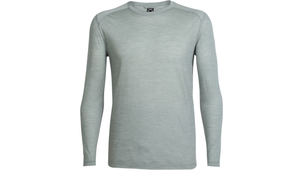 Icebreaker Sphere Long Sleeve Crew - Men's-Drift Heather-Small