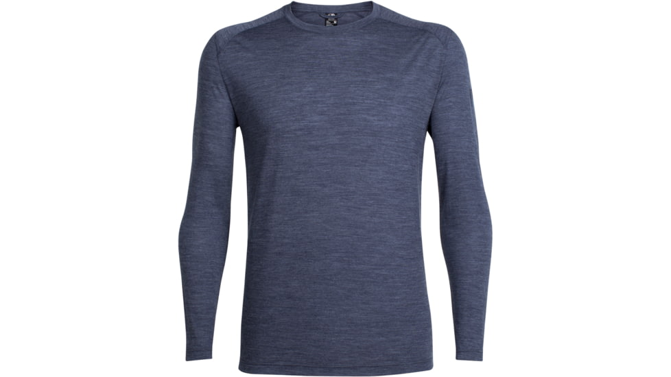 Icebreaker Sphere Long Sleeve Crew - Men's-Midnight Navy Heather-Medium