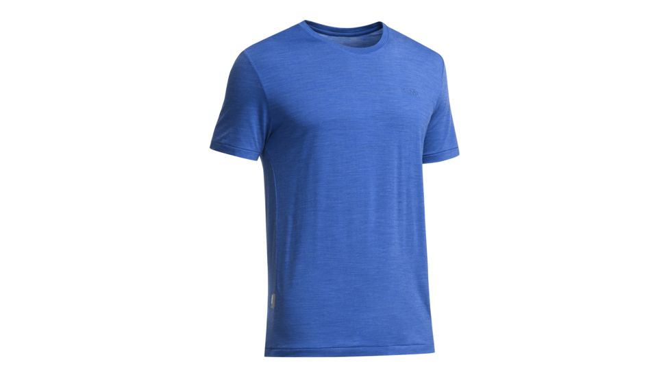 Icebreaker Sphere Short Sleeve Crewe - Men's-Cadet Heather-Small