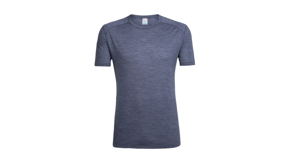 Icebreaker Sphere Short Sleeve Crewe, Midnight Navy Hthr, XL, 103608408XL