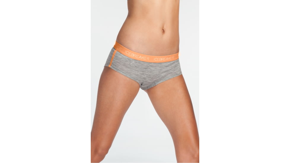 Icebreaker Sprite Hot Pant - Women's-Metro/Peach-Medium