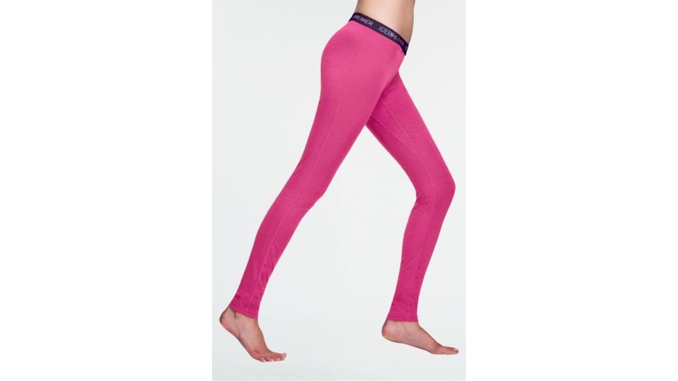 Icebreaker Sprite Leggings - Women's-Magenta/Lotus-Large