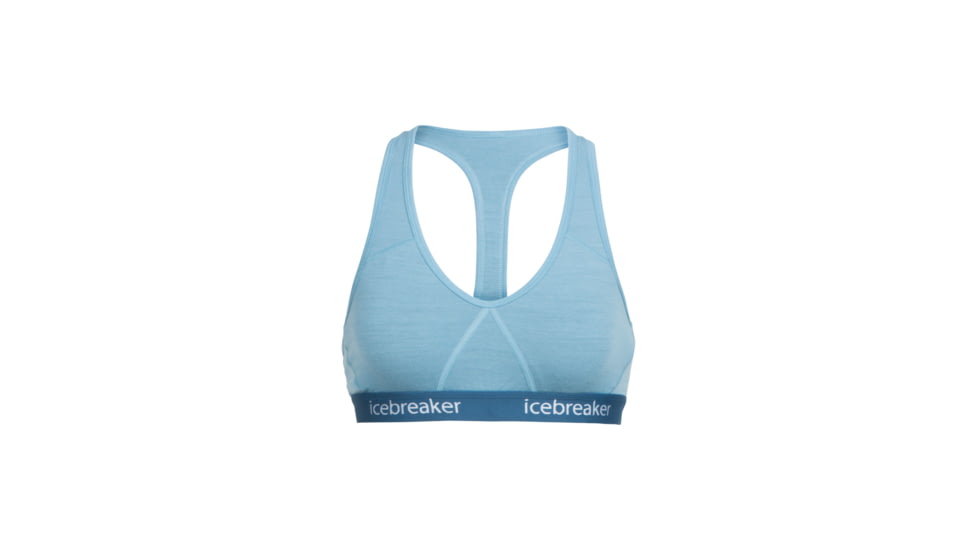 Icebreaker Sprite Racerback Bra - Women's, Waterfall/Prussian Blue, Large, 103020408L