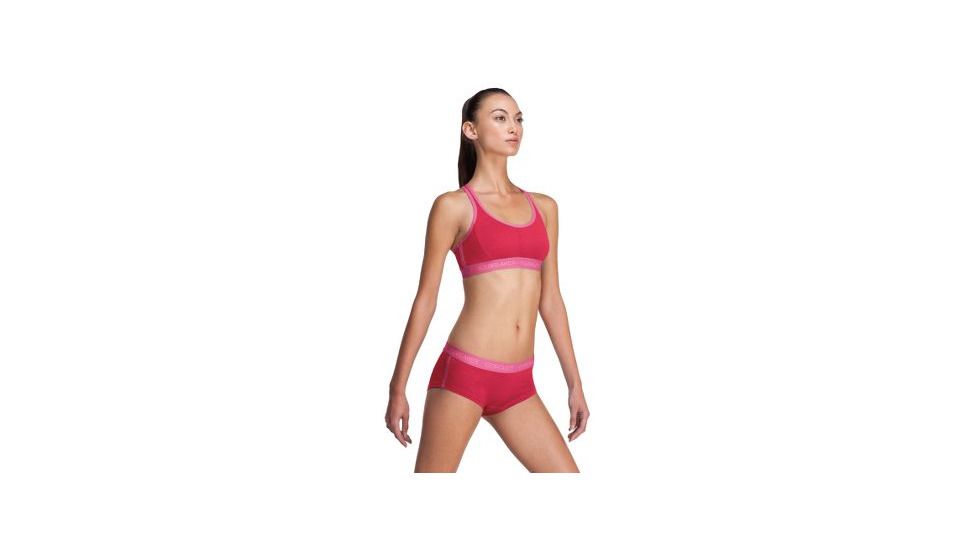 Icebreaker Sprite Racerback Bra - Women's-Hibiscus-X-Large