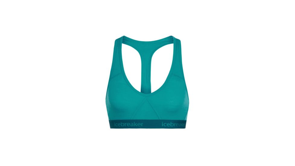 Icebreaker Sprite Racerback Bra - Women's, Arctic Teal/Kingfisher, Medium, 103020409M