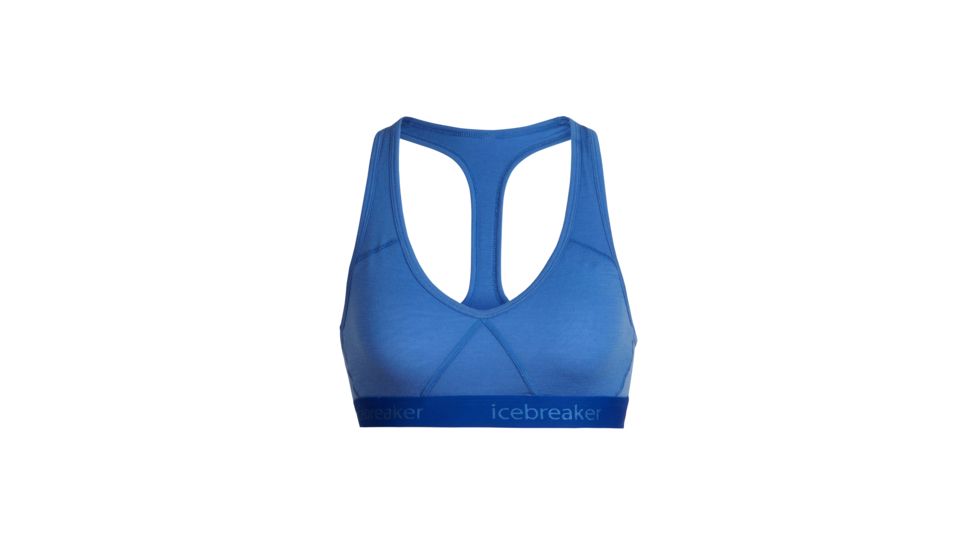 Icebreaker Sprite Racerback Bra - Women's, Cove/Marine, Large, 103020410L