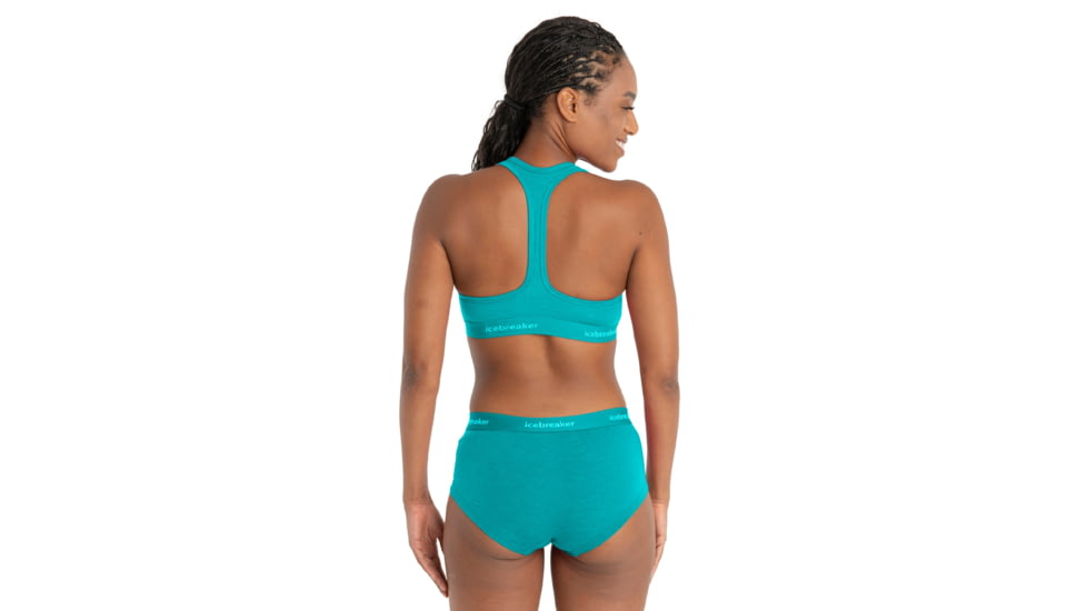 Icebreaker Sprite Racerback Bra - Womens, Flux Green, Large, IB103020861L