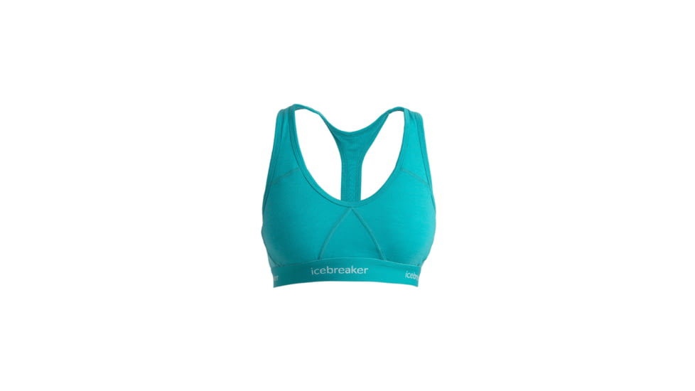 Icebreaker Sprite Racerback Bra - Womens, Flux Green, Large, IB103020861L