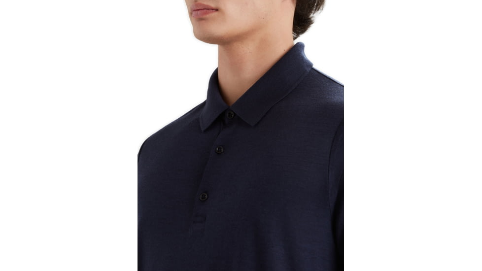 Icebreaker Tech Lite II Short Sleeve Polo - Mens, Midnight Navy, Extra Large, IB0A59LC401XL