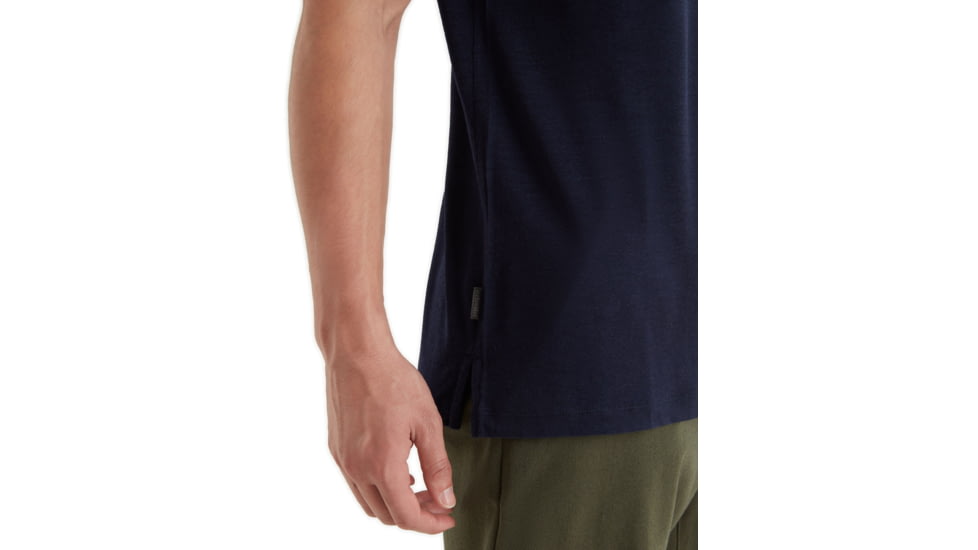 Icebreaker Tech Lite II Short Sleeve Polo - Mens, Midnight Navy, Extra Large, IB0A59LC401XL