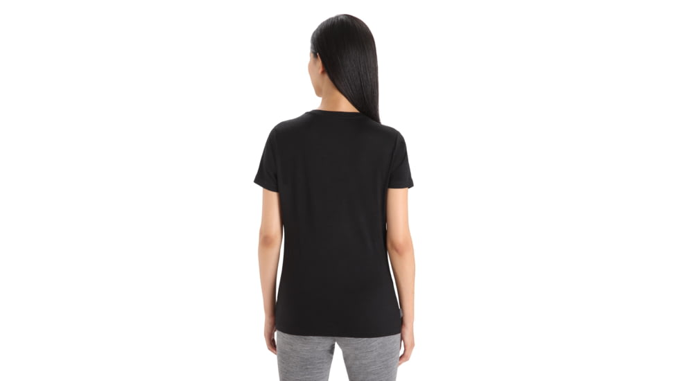 Icebreaker Tech Lite II Short Sleeve T-Shirt - Womens, Black, Large, IB0A59J9001L