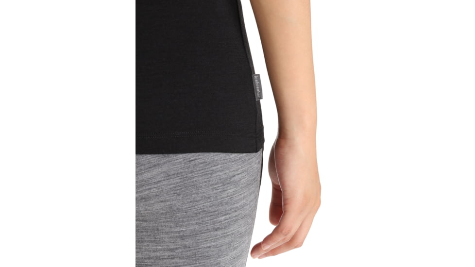 Icebreaker Tech Lite II Short Sleeve T-Shirt - Womens, Black, Large, IB0A59J9001L