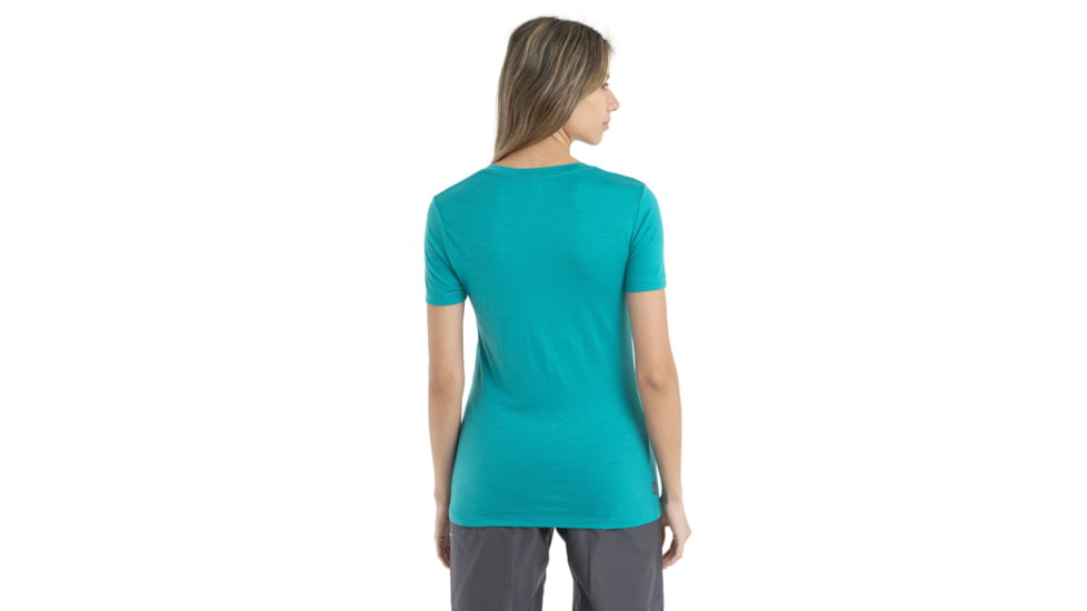 Icebreaker Tech Lite II Short Sleeve T-Shirt - Womens, Flux Green, Medium, IB0A59J9861M