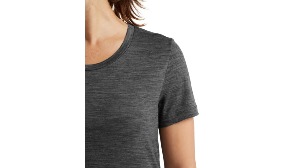 Icebreaker Tech Lite II Short Sleeve T-Shirt - Womens, Gritstone Heather, Large, IB0A59J9004L