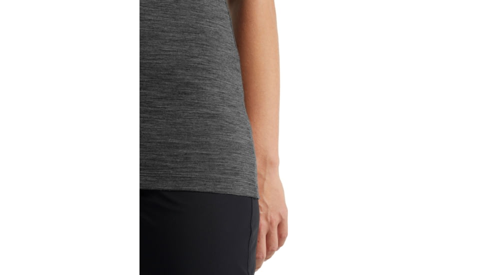 Icebreaker Tech Lite II Short Sleeve T-Shirt - Women's, Gritstone Heather, Large, IB0A59J9004L