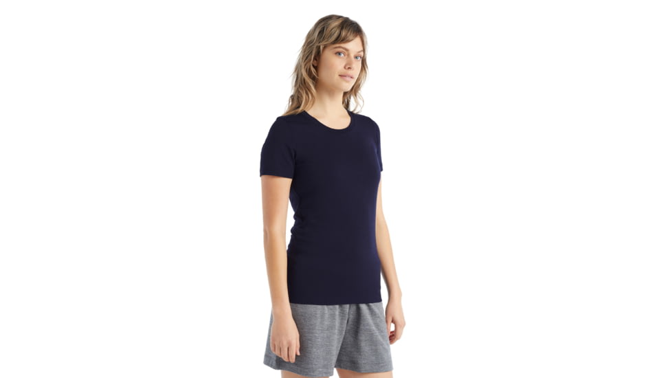 Icebreaker Tech Lite II Short Sleeve T-Shirt - Womens, Midnight Navy, Small, IB0A59J9401S